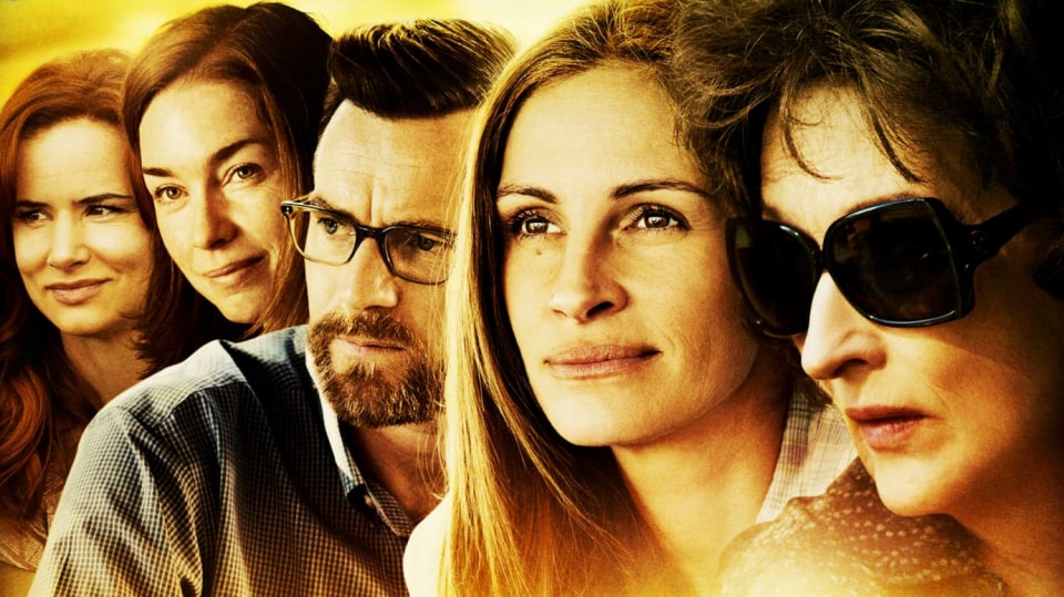 Záběry z filmu Blízko od sebe s Mery Streep a Julii Roberts